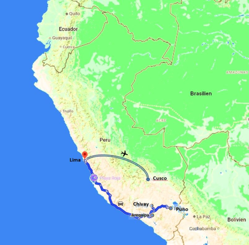 Reiseroute