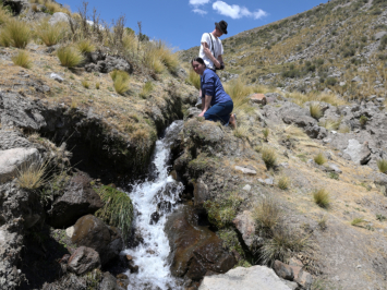 Erfrischendes Bergwasser